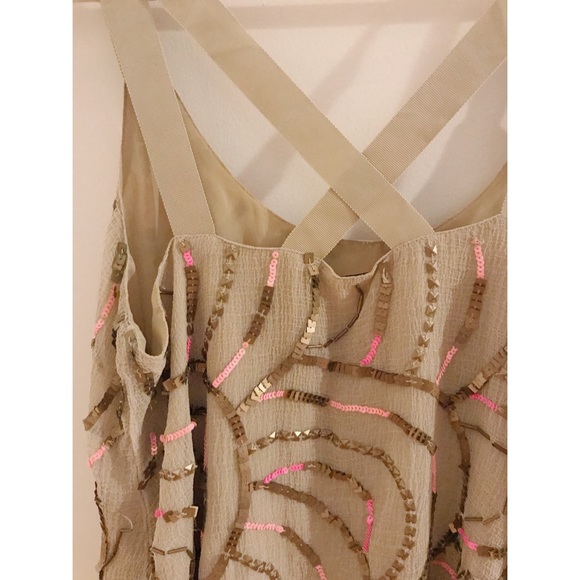 Free People Beaded Top Size Medium - Picture 3 of 4